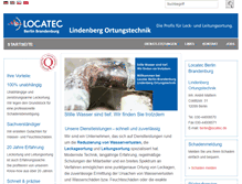 Tablet Screenshot of lindenberg-ortungstechnik.com